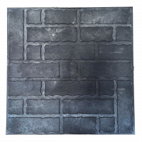 Плитка тротуарная полимерно-песчаная 49,7х49,7х2,8 см черная от интернет-магазина Венас