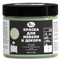 Краска для мебели и декора Новбытхим мятная 0,5 кг