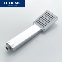 Штанга душевая LEDEME L2416 /1руч/лейка/шланг/верхний душ/