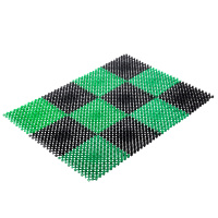 Коврик ПВХ /0,42х0,56м/ Травка черно-зеленый Vortex