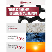 Соединитель для ковриков ячеистых грязесборных Vortex 7х7х1,6 см от интернет-магазина Венас
