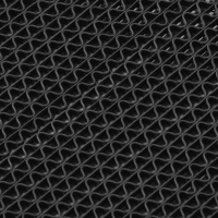 Коврик-дорожка ПВХ 0,9 м Vortex Zig-Zag 5 мм черный от интернет-магазина Венас