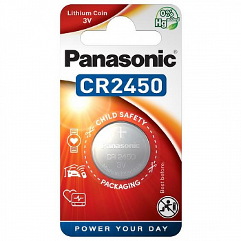 Panasonic CR2450 /3V/литиев/ эл питания