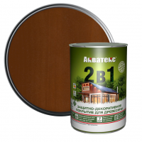 Защитно-декоративное покрытие Акватекс орех 0,8 л от интернет-магазина Венас