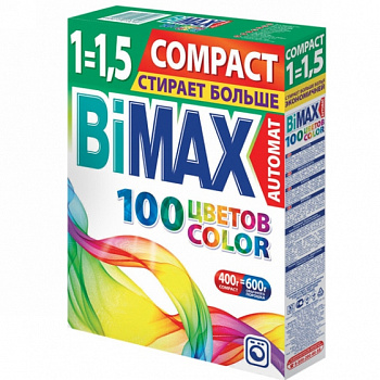 Стиральный порошок BiMax Compact Color 400 г