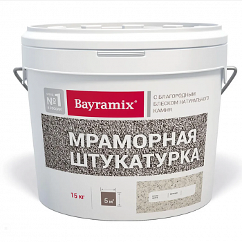 BAYRAMIX мраморная штукатурка ROYAL WHITE-N /15кг/ от интернет-магазина Венас