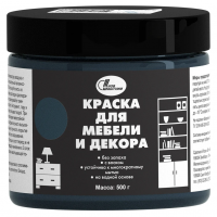 Краска для мебели и декора Новбытхим графитовая 0,5 кг