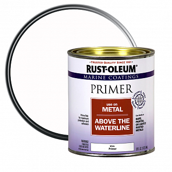 Грунт по металлу для яхт и лодок Rust-Oleum Primer белый 0,946 л от интернет-магазина Венас