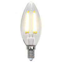 Лампа светодиодная Uniel Air 6 Вт Е14 свеча C35 4000К диммируемая прозрачная