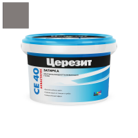 Затирка цементная Церезит CE 40 Aquastatic антрацит 2 кг от интернет-магазина Венас