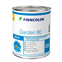 Эмаль алкидная универсальная Finncolor Garden 90 база С 0,9 л от интернет-магазина Венас