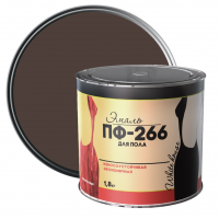 Эмаль ПФ-266 для пола White House коричневая 1,8 кг от интернет-магазина Венас