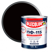 Эмаль алкидная ПФ-115 Olecolor черная 1,8 кг от интернет-магазина Венас