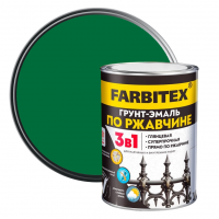 Грунт-эмаль по ржавчине Farbitex зеленая 0,8 кг от интернет-магазина Венас