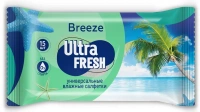 Салфетки влажные Ultra Fresh Breeze 15 шт