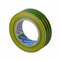 Изолента ПВХ /15мм х 10м/ желто-зеленая/ Folsen