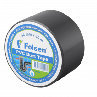 Лента ремонтная герметизирующая Folsen PVC серая 48 мм х 30м от интернет-магазина Венас