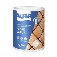 Лазурь для защиты древесины Aura Fasad Lazur дуб 0,9 л от интернет-магазина Венас