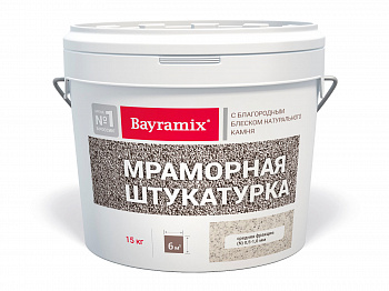 BAYRAMIX мраморная штукатурка MAGNOLIA WHITE-N /15кг/ от интернет-магазина Венас