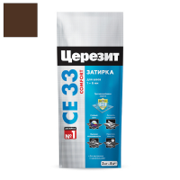 Затирка цементная Церезит CE 33 коричневая темная 2 кг от интернет-магазина Венас