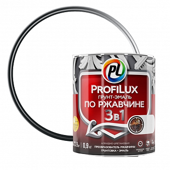 Грунт-эмаль по ржавчине Profilux белая 0,9 кг от интернет-магазина Венас
