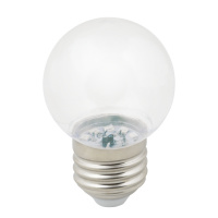 Лампа светодиодная Volpe 1 Вт Е27 шар G45 3000К прозрачная