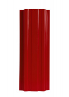 Штакетник LANE-T / 99х1800мм/прямой/ RAL3011 Красно-коричневый/металл/