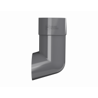 Слив трубы ПВХ d85 мм серый от интернет-магазина Венас
