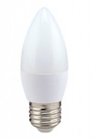 Лампа светодиодная Ecola 8 Вт Е27 свеча C37 4000К матовая