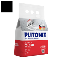 Затирка цементная Plitonit Colorit черная 2 кг от интернет-магазина Венас