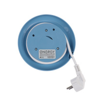 Чайник электрический ENERGY-281 /диск/1,7л/2,2кВт/бело-голубой/стекло/