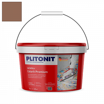 Затирка цементная Plitonit Colorit Premium коричневая темная 2 кг от интернет-магазина Венас