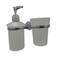 Дозатор для жидкого мыла со стаканом Zollen Dortmund DO80424 хром