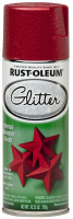 Эмаль аэрозольная с мерцающими частицами Rust-Oleum Glitter красный 291 г от интернет-магазина Венас