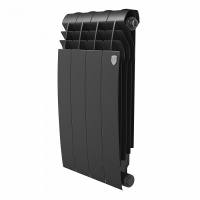 Радиатор биметаллический ROYAL TERMO Biliner 500 /  4 секц/ черный