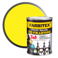 Грунт-эмаль по ржавчине Farbitex желтая 0,8 кг от интернет-магазина Венас