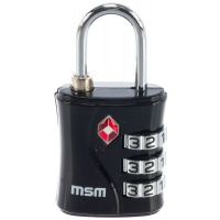 MSM TSA2 замок навесной кодовый/черный