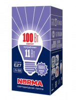 Лампа светодиодная Volpe Norma 11 Вт Е27 шар G45 6500К матовая