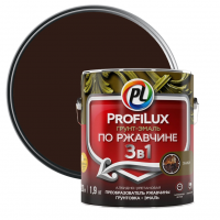 Грунт-эмаль по ржавчине Profilux коричневая 1,9 кг от интернет-магазина Венас