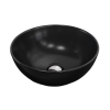 Умывальник COMFORTY 107MB /d358х137мм/накладной/ черный матовый