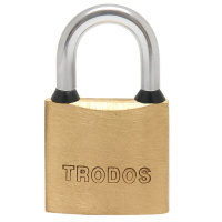 TRODOS BL5-40 замок навесной / короткая дужка/латунь/