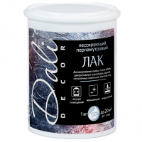 Лак лессирующий Dali Decor перламутровый бесцветный 1 кг от интернет-магазина Венас