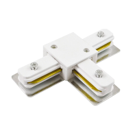 Коннектор T-образный Jazzway PTR CT-WH /1фазн шинопровод/белый/