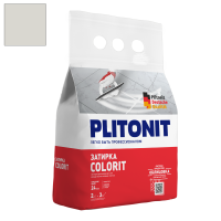 Затирка цементная Plitonit Colorit серая светлая 2 кг от интернет-магазина Венас