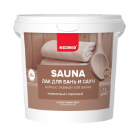 Лак для бань и саун Neomid Sauna 1 л от интернет-магазина Венас