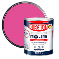 Эмаль алкидная ПФ-115 Olecolor розовая 0,8 кг от интернет-магазина Венас