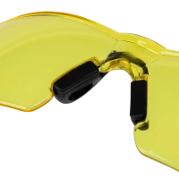 Очки защитные /поликарбон желтые линзы/2комп дужки/ Denzel