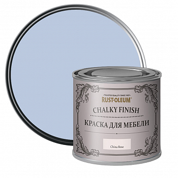 Краска для мебели Rust-Oleum Chalky Finish синий пудровый ультраматовая 125 мл от интернет-магазина Венас