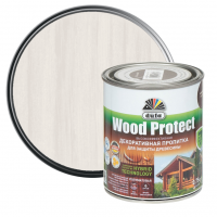 Защитно-декоративная пропитка Dufa Wood Protect белый 0,75 л от интернет-магазина Венас