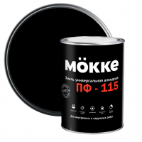 Эмаль алкидная ПФ-115 Mokke черная 0,8 кг от интернет-магазина Венас